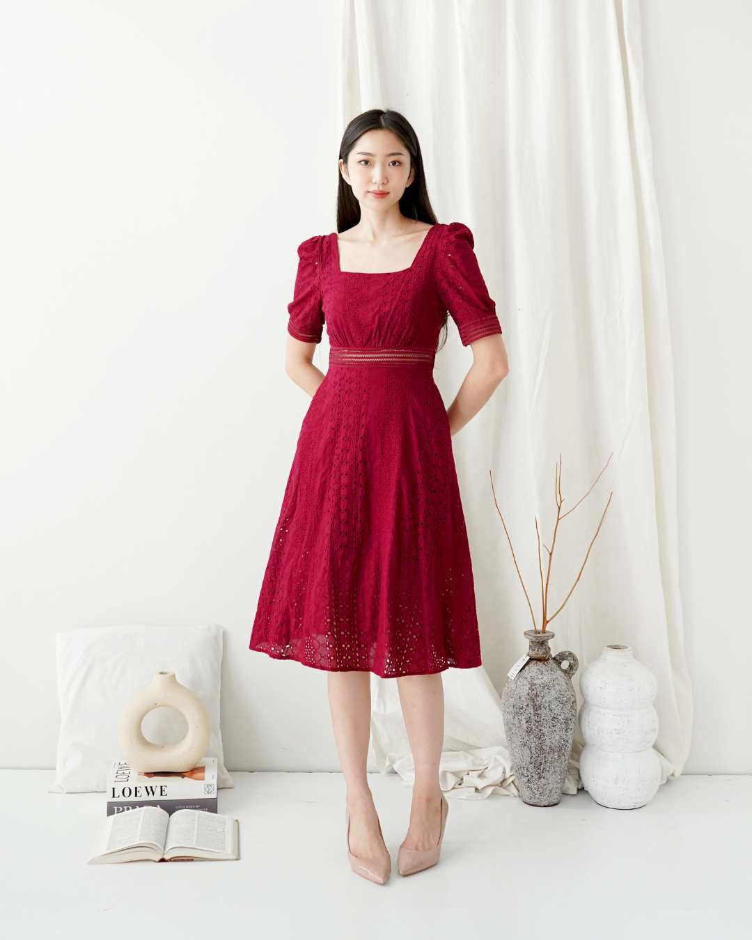 Mira Red dress