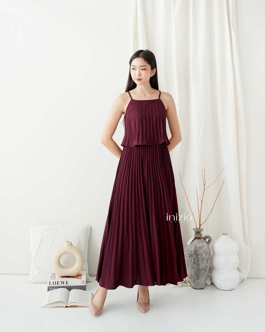 Irene Pleated dress