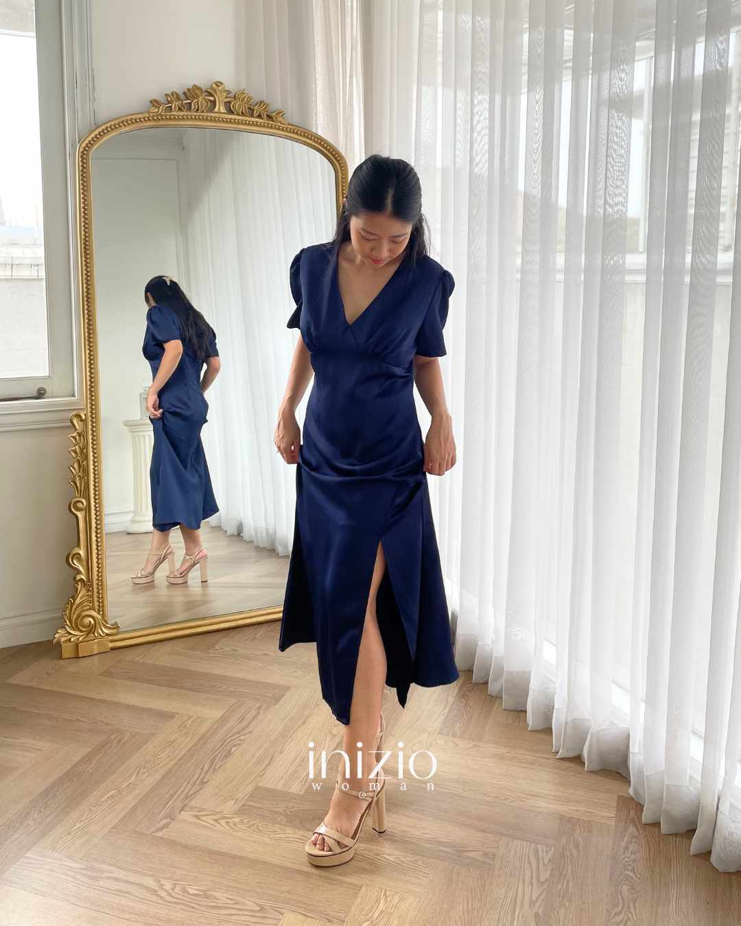 Shanon dress in Navy