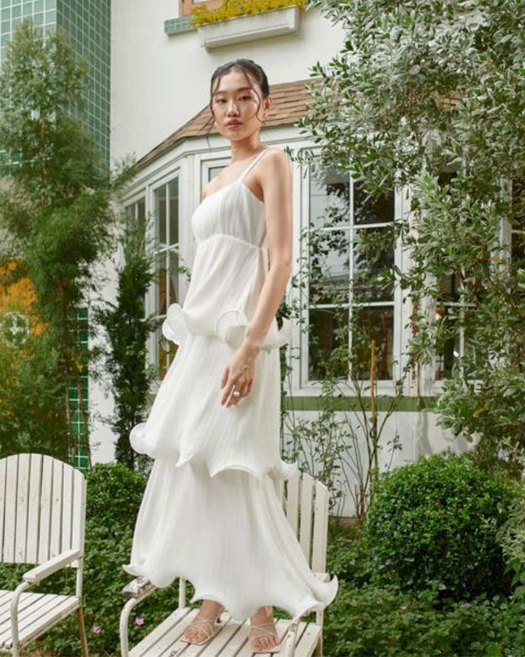 Gia dress in White