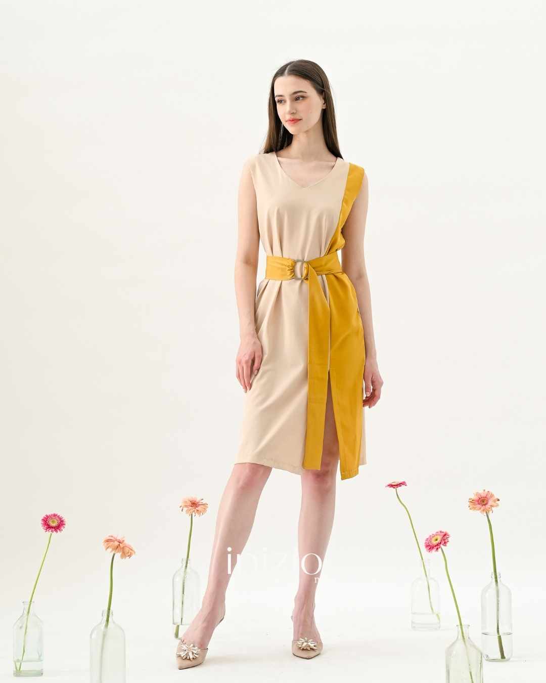 Rhea Yellow dress