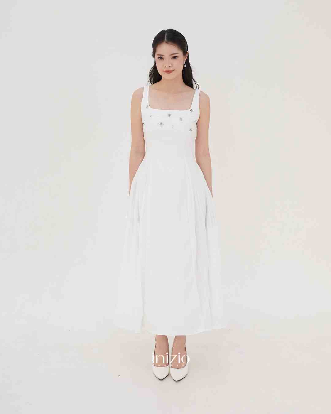 Kiara white diamond dress