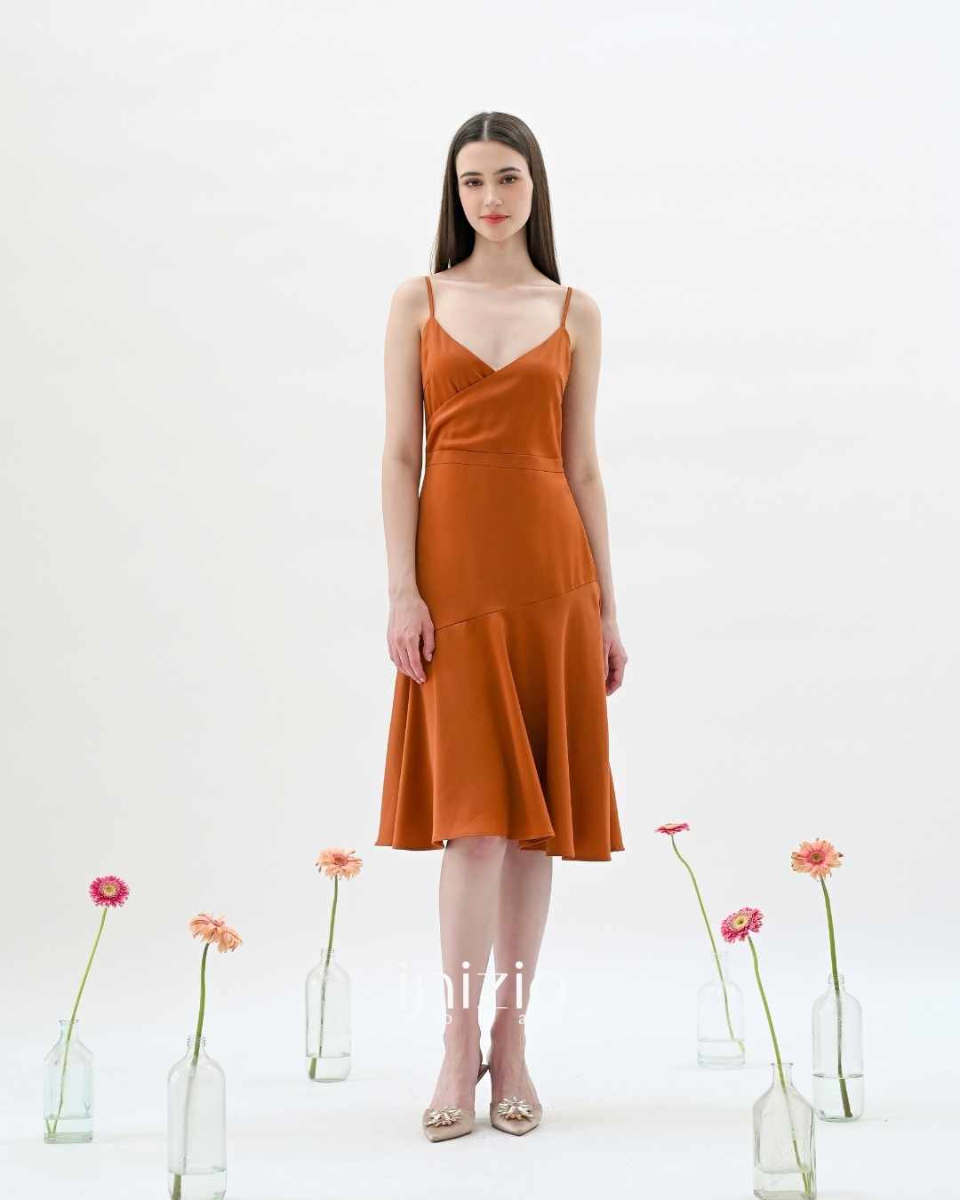 Lea dress in Terracotta
