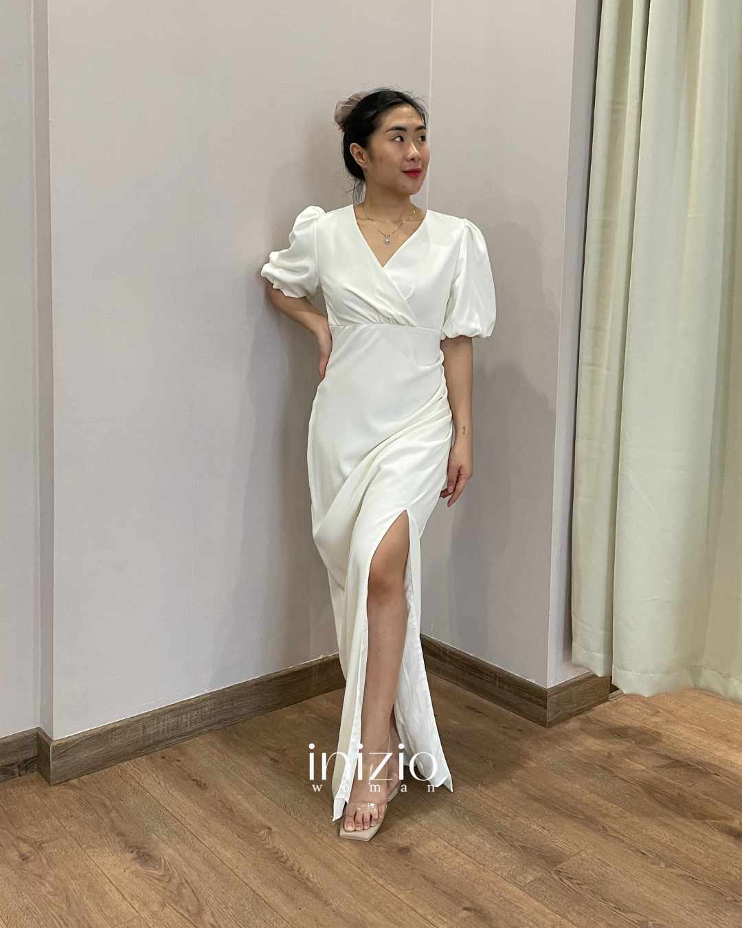 Camila Maxi dress in White