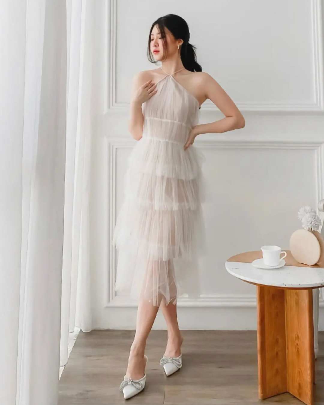 Milan dress in White