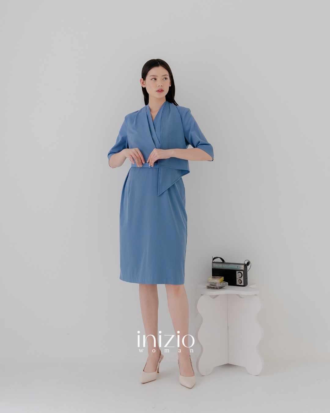 Friska dress in Blue