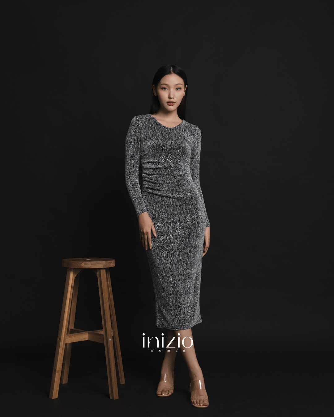 Lael Long Sleeve in Silver