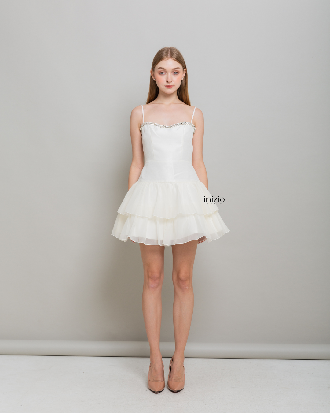 Heidi Mini White dress