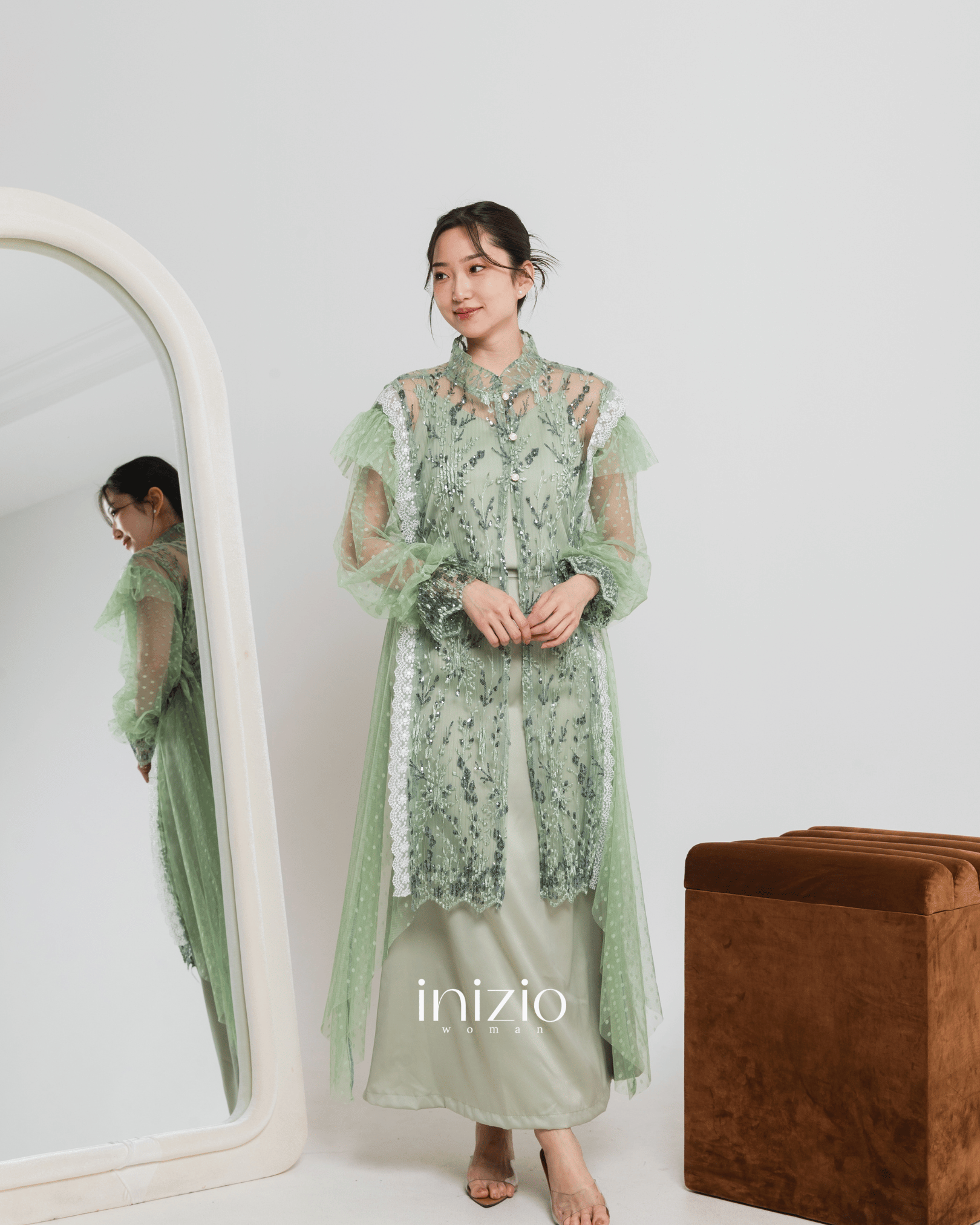 Etna Tunic Set in Green