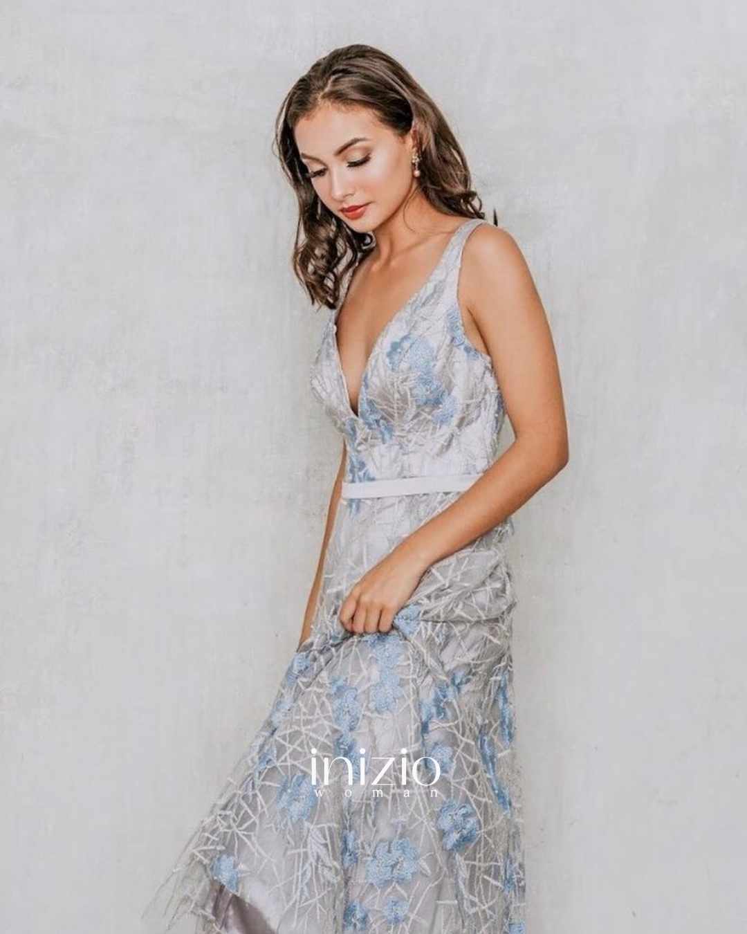 Gritte dress in Silver