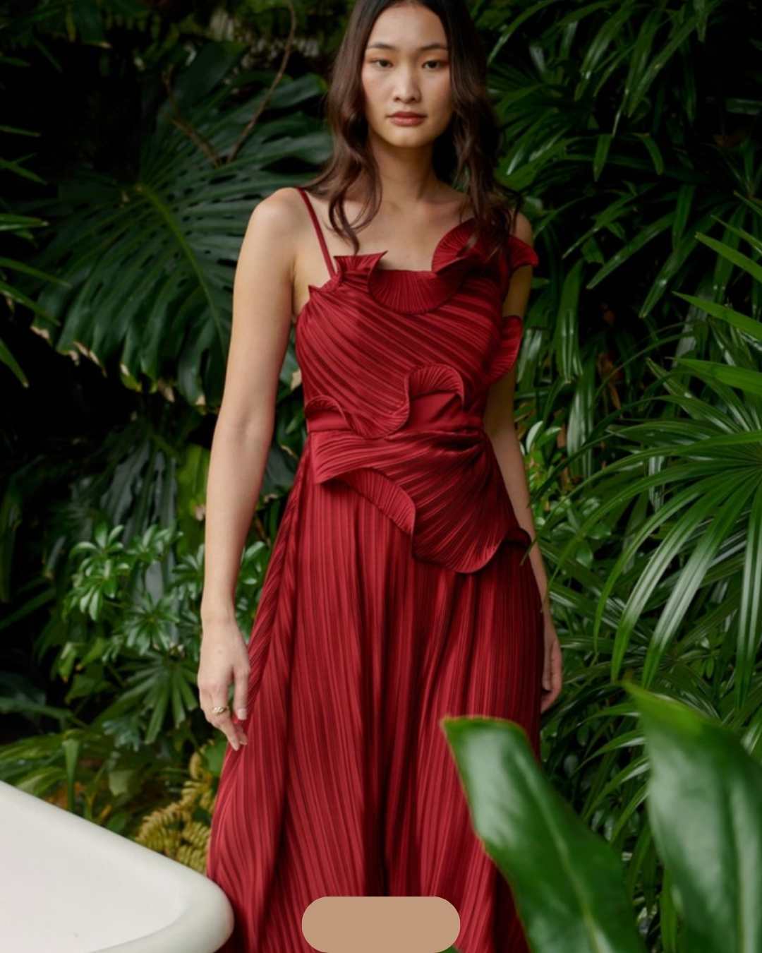 Willa dress in Maroon