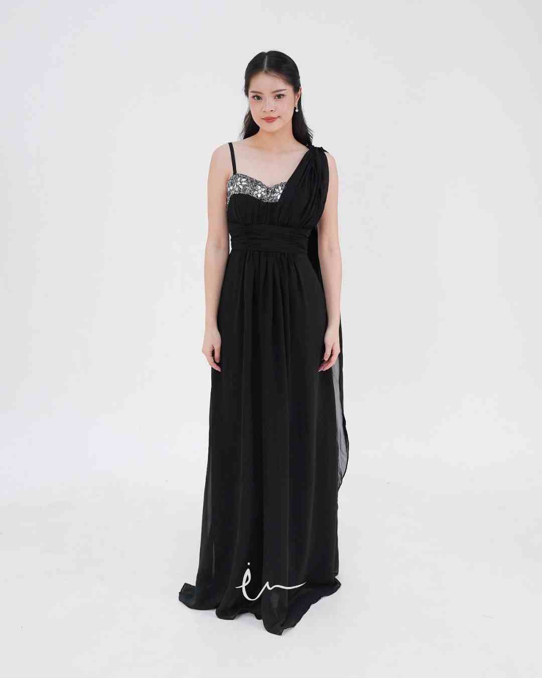 Victoria Black Maxi Dress